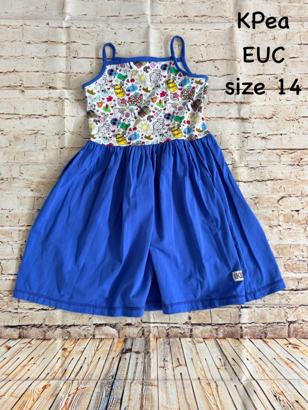 Kpea Disney dress, EUC, size 14